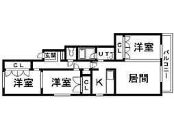 間取図画像 3LDK