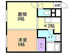 間取図画像 1LDK