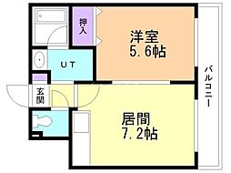 間取図画像 1DK