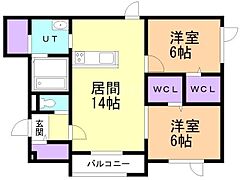 物件の間取り