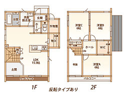 rana y glicina（ラナ　イ　グリシーナ） 2階3LDKの間取り
