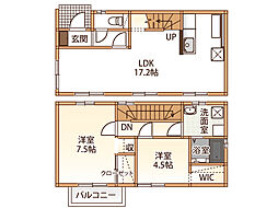 イルヴィーコ 2階2LDKの間取り