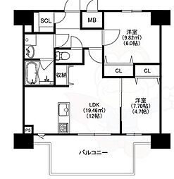 MODERN PALAZZO 博多デュオグランデWest 6階/-
