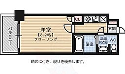 アクアシティ博多 1Kの間取図画像