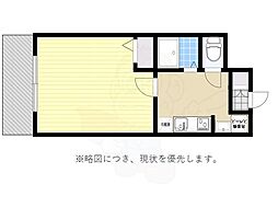 エステムコート博多・祇園ツインタワーセカンドSt 1Kの間取図画像