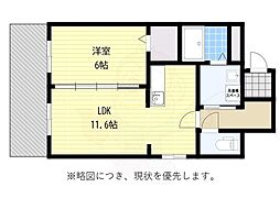 アーバン博多駅南 1LDKの間取図画像