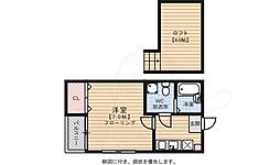 ベネフィスタウン竹下1 1SKの間取図画像