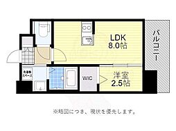 エンクレスト大手門GLOW 1LDKの間取図画像