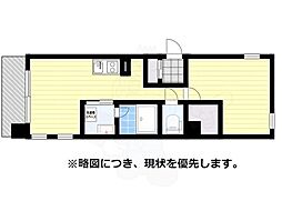 ラクレイス平尾山荘通り 1LDKの間取図画像