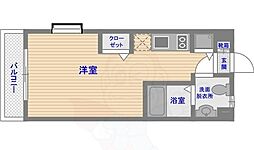 エンクレスト舞鶴 ワンルームの間取図画像