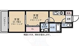 グランフォーレ桜坂ステーションプラザ 2Kの間取図画像