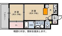 エステートモア天神 4階/-