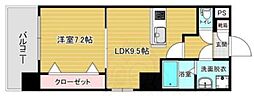 リファレンス東公園 1LDKの間取図画像