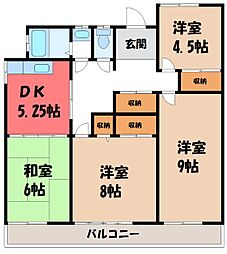 JR東北本線 宇都宮駅 バス19分 クボタ前下車 4km