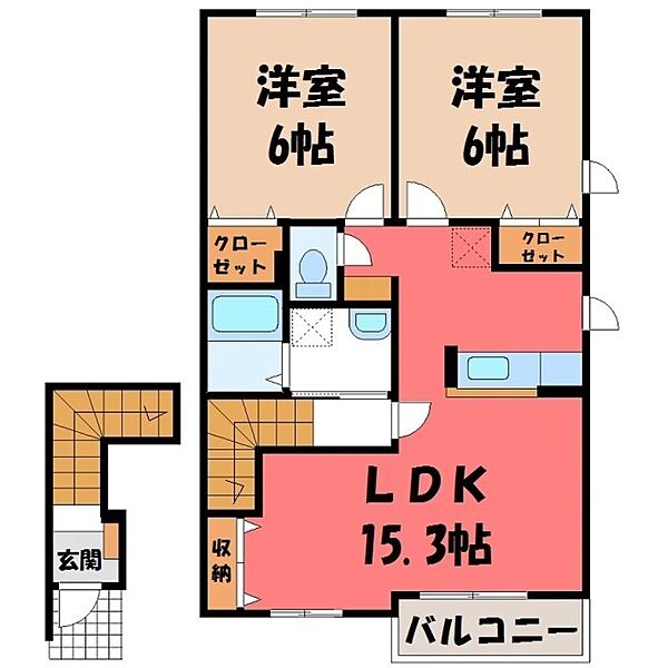 同じ建物の物件間取り写真 - ID:209005609373