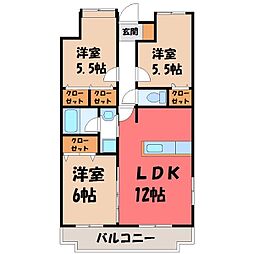間取図画像 3LDK