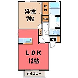 JR東北本線 雀宮駅 徒歩19分