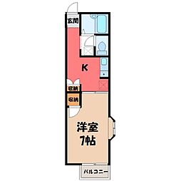 JR東北本線 宇都宮駅 バス18分 野尻下車 徒歩7分 1階/-