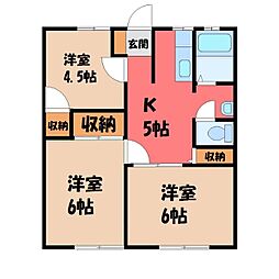 JR東北本線 雀宮駅 徒歩15分