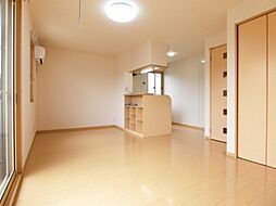 JR東北本線 岡本駅 バス22分 前原下車 徒歩6分の賃貸アパート 1階1LDKのリビング/ダイニング