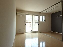 東武宇都宮線 西川田駅 徒歩24分の賃貸アパート 1階1LDKのリビング/ダイニング