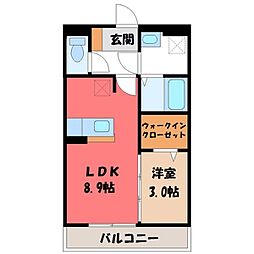 JR東北本線 岡本駅 徒歩9分