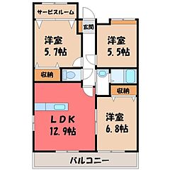 物件の間取り