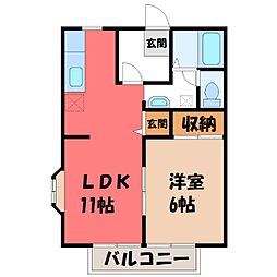 JR東北本線 宇都宮駅 バス27分 宝木本町上下車 徒歩5分