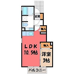 JR東北本線 雀宮駅 徒歩10分 1階/-