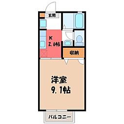 東武宇都宮線 東武宇都宮駅 バス17分 挟又局前下車 徒歩7分