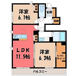 東武宇都宮線 東武宇都宮駅 徒歩13分