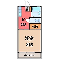 ヴィラ江曽島 1階