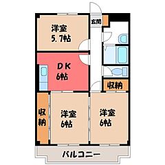 物件の間取り