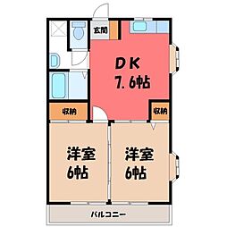 JR東北本線 雀宮駅 徒歩23分