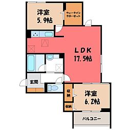 宇都宮芳賀ライトレール線 ゆいの杜東駅 徒歩5分 1階/-