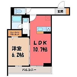 間取図画像 1LDK