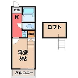 JR東北本線 雀宮駅 徒歩26分 1階/-
