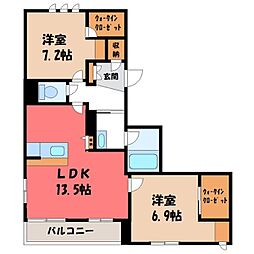 JR日光線 鶴田駅 徒歩29分 3階/-