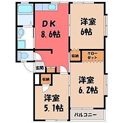 JR東北本線 石橋駅 徒歩28分