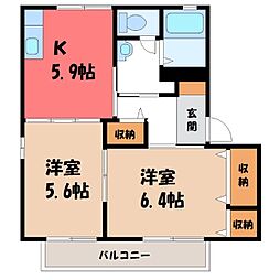 JR東北新幹線 宇都宮駅 バス28分 上三川役場下車 徒歩4分 2階/-