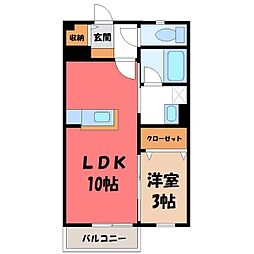 JR東北新幹線 宇都宮駅 徒歩17分 1階/-