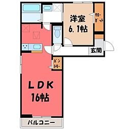 JR東北本線 岡本駅 徒歩29分 3階/-