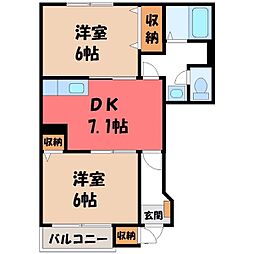 JR東北本線 石橋駅 徒歩30分 1階/-