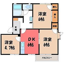 東武日光線 新鹿沼駅 3.5km