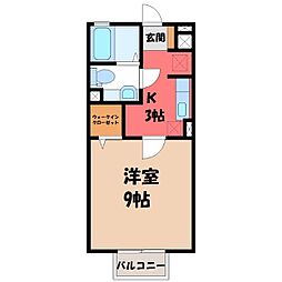 JR東北本線 宇都宮駅 バス8分 下栗団地下車 徒歩5分 2階/-