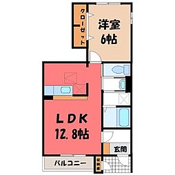 JR日光線 鹿沼駅 バス13分 下茂呂たばこ屋前下車 徒歩8分