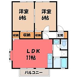 東武宇都宮線 南宇都宮駅 徒歩18分