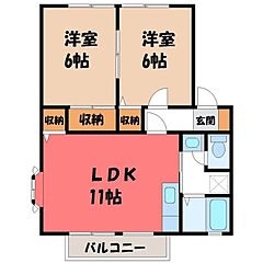 物件の間取り