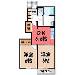 JR東北本線 氏家駅 3.1km 1階/-