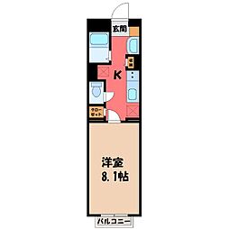 JR東北本線 宇都宮駅 徒歩5分 5階/-
